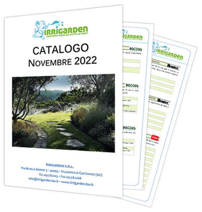 catalogo prodotti irrigazione-giardinaggio bologna irrigarden 2022