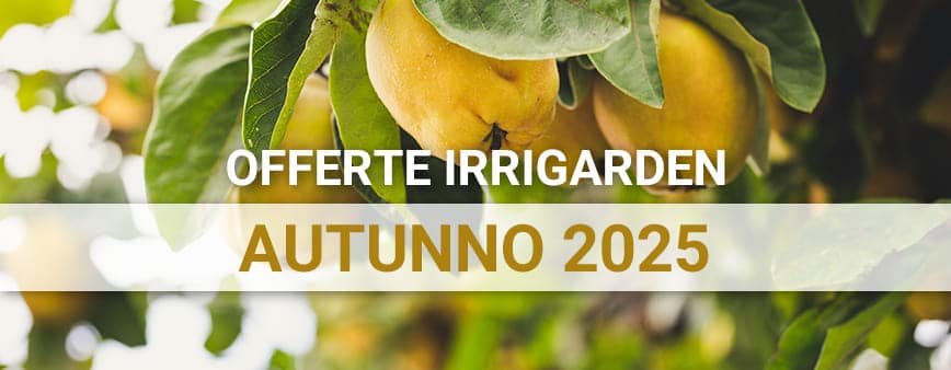 offerte irrigazione prato orto giardino autunno 2025